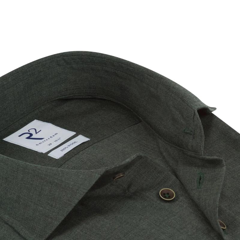 Сорочка R2 NOS.WOOL.004/070-DARK GREEN