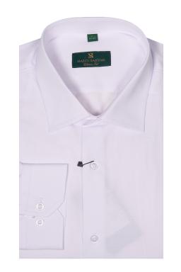 Фото рубашки Полуприлегающий силуэт Рубашка  MARCO SANTONI, цвет белый