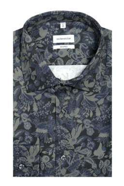 Фото рубашки Shaped Fit Рубашка SEIDENSTICKER, цвет серый