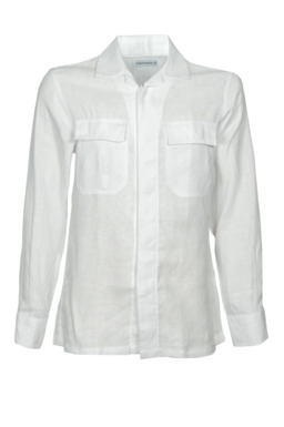 Фото рубашки Приталенный силуэт Рубашка ENRICO CERINI, цвет белый