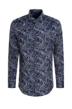 Фото рубашки Прямой силуэт Рубашка SEIDENSTICKER, цвет синий