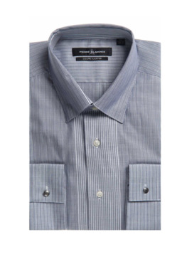 Фото рубашки Полуприлегающий силуэт Рубашка PIERRE CLARENCE, цвет серый