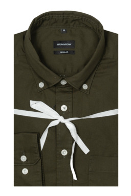 Фото рубашки Прямой силуэт Рубашка SEIDENSTICKER, цвет серый