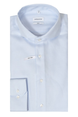 Фото рубашки Полуприлегающий силуэт Рубашка SEIDENSTICKER, цвет голубой